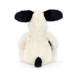 Jellycat Bashful Black & Cream Puppy (Med)
