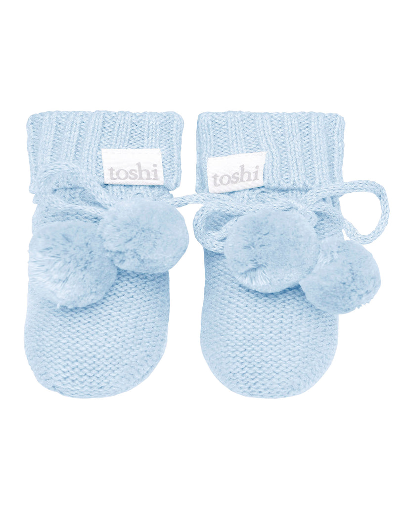 Toshi Organic Booties Marley Bluebird