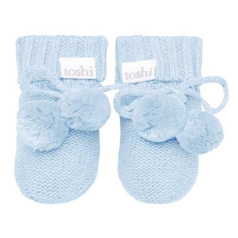 Toshi Organic Booties Marley Bluebird