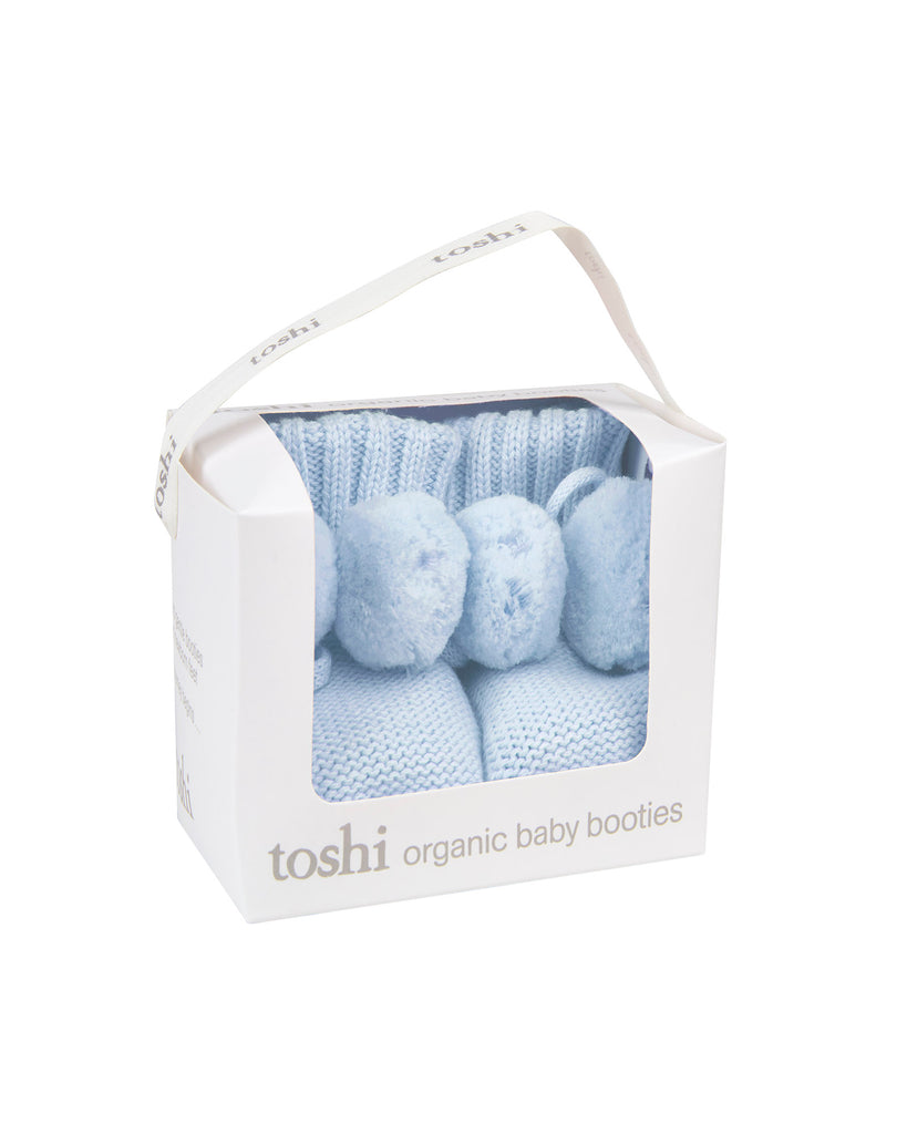 Toshi Organic Booties Marley Bluebird