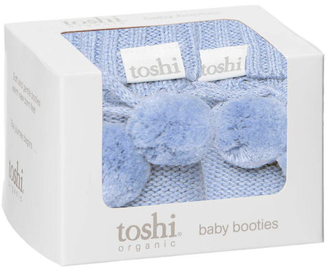 Toshi Organic Booties Marley Seabreeze