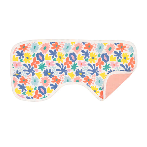 All4EllA Organic Burp Cloth - Bright Floral