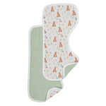 ALL4ELLA Organic burp cloth 2pk - Forest Friends
