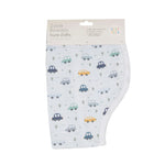 ALL4ELLA Organic burp cloth 2pk - Beep Beep