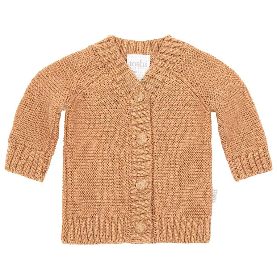 Toshi  Organic Cardigan Andy Pecan