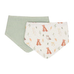 ALL4ELLA Bandana bibs 2pk - Forest Friends