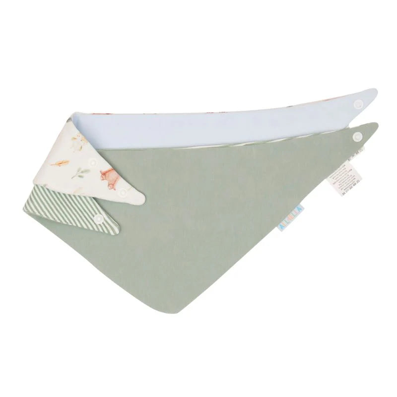 ALL4ELLA Bandana bibs 2pk - Forest Friends