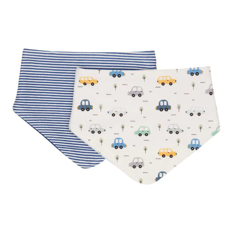 ALL4ELLA Bandana bibs 2pk - Beep Beep