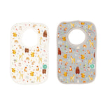 ALL4ELLA Pullover Head Bibs 2pk - Forest