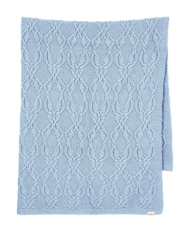 Toshi Organic  Blanket Bowie  Bluebell