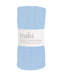 Toshi Organic  Blanket Bowie  Bluebell