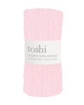Toshi Organic  Blanket Bowie  Misty Rose