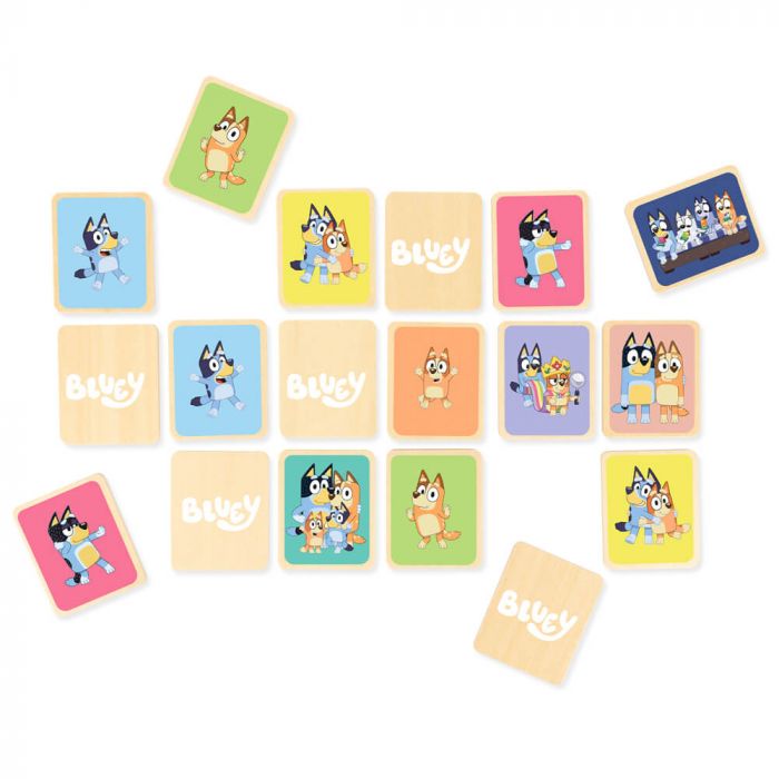 BLUEY WOODEN MEMORY GAME