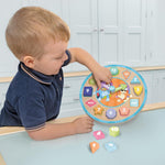 BLUEY WOODEN PUZZLE CLOCK