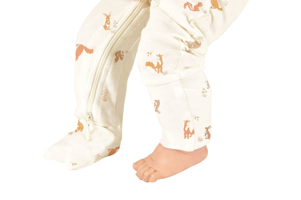 Toshi Onesie Long Sleeve Classic Enchanted Forest Feather