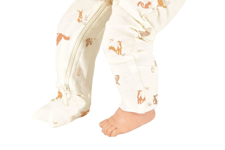 Toshi Onesie Long Sleeve Classic Enchanted Forest Feather