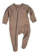 Toshi Organic Onesie Long Sleeve Dreamtime Cocoa