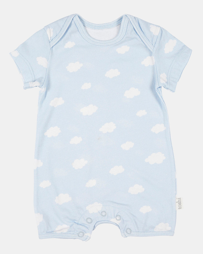 Toshi Onesie Short Sleeve Print/Clouds