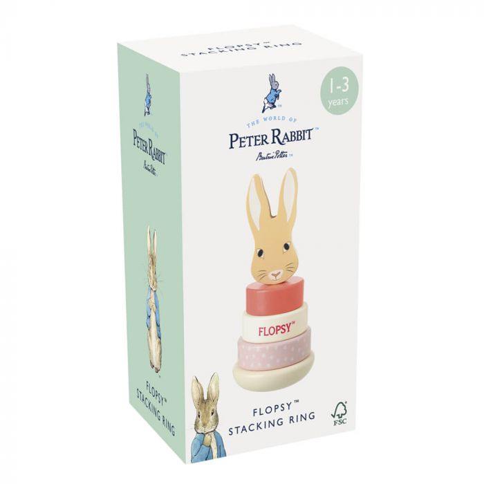 BEATRIX POTTER FLOPSY WOODEN STACKING RING