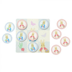 BEATRIX POTTER PETER RABBIT WOODEN TIC TAC TOE
