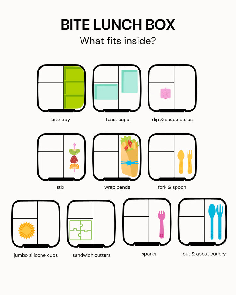 MontiiCo Bite Lunch Box - Splash