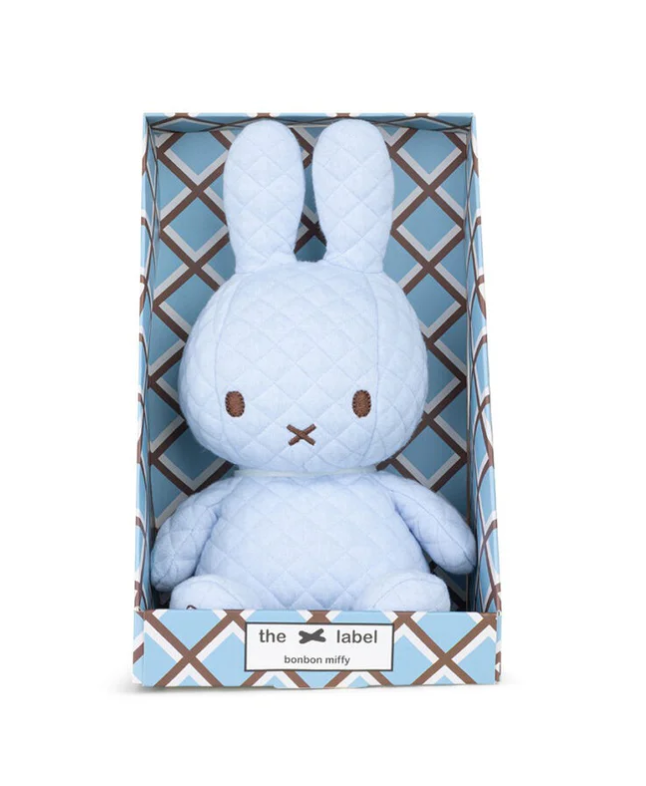 Bonbon Miffy Sitting Blue in giftbox - 23 cm - 9