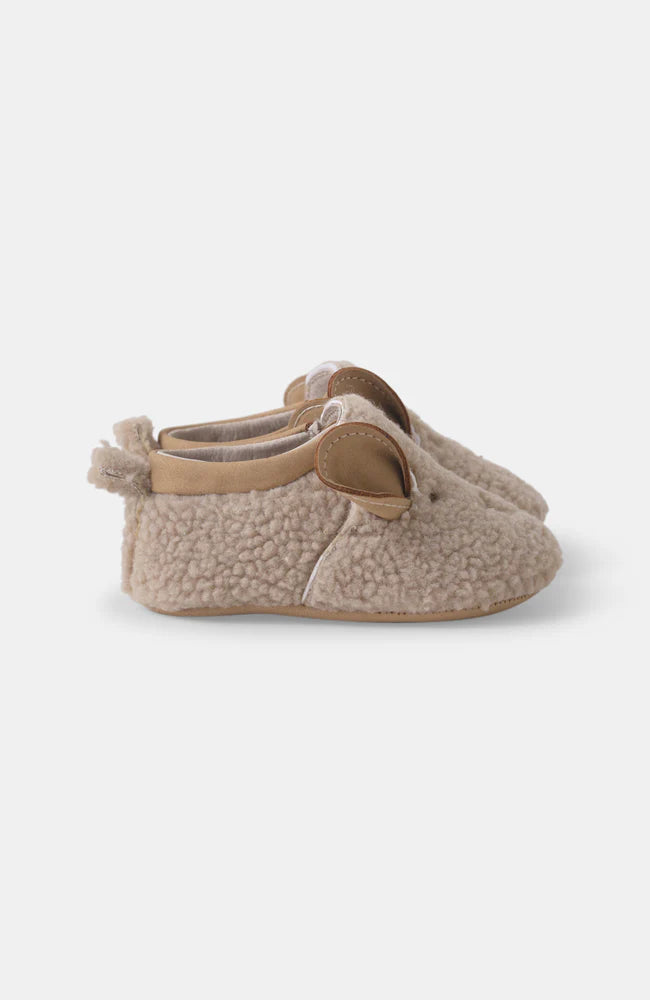 Walnut Bunny Bootie - Fawn wool