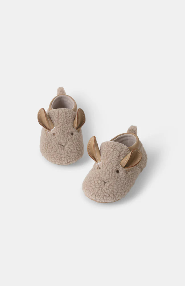 Walnut Bunny Bootie - Fawn wool