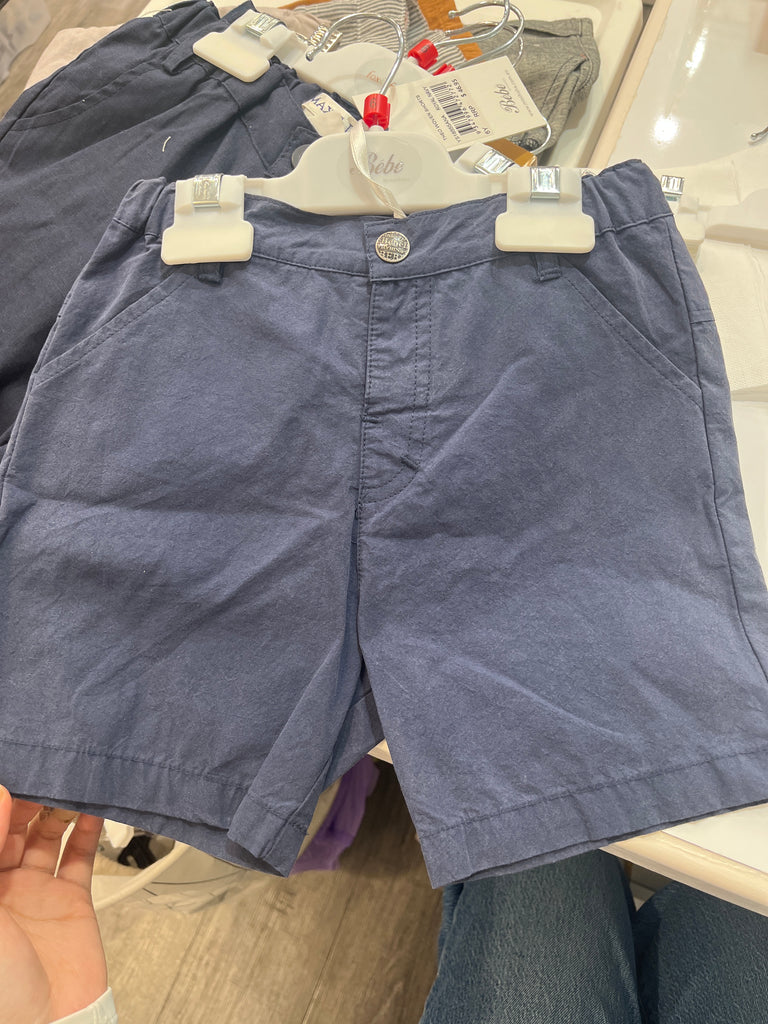 Bebe Theo Woven Shorts Royal Navy