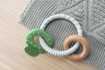 Koala Dream TEXTURED SILICONE KEY TEETHER-GREEN
