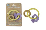 Koala Dream TEXTURED SILICONE KEY TEETHER-PURPLE