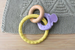 Koala Dream TEXTURED SILICONE KEY TEETHER-PURPLE
