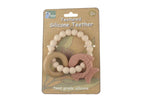 Koala Dream TEXTURED SILICONE FISH TEETHER-PINK