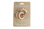 Koala Dream WOODEN SILICONE RINGS TEETHER-PINK