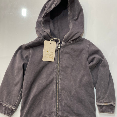Wilson+Frenchy Ash Washed Back Hooded Jacket with Zip