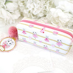 CLARIS PENCIL CASE WITH POM POM
