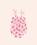 Huxbaby Cherry Towelling Bubble Romper