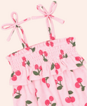 Huxbaby Cherry Towelling Bubble Romper