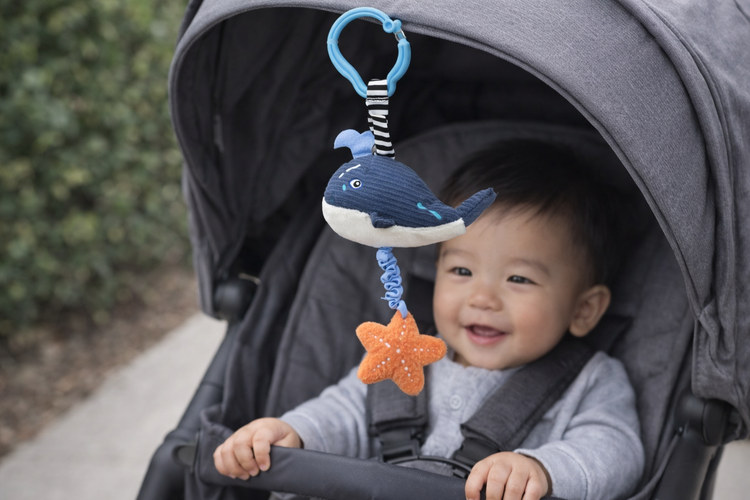 SNUGGLE BUDDY SPLASHY WHALE PLUSH GIFT SET – 4 PIECE