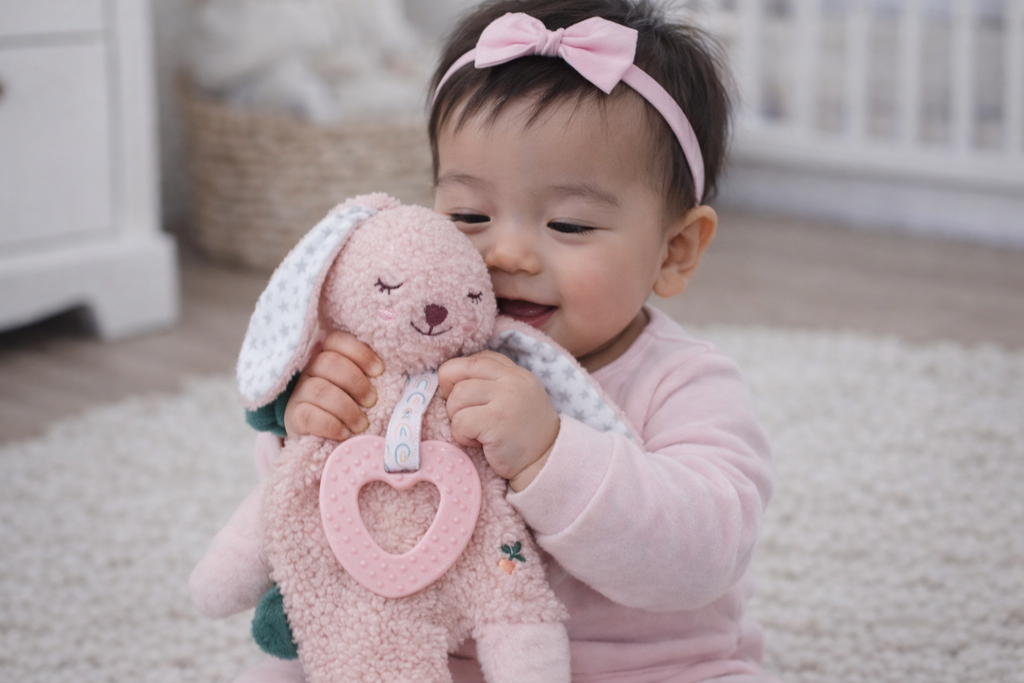 SNUGGLE BUDDY BERRY BUNNY PLUSH GIFT SET – 4 PIECE