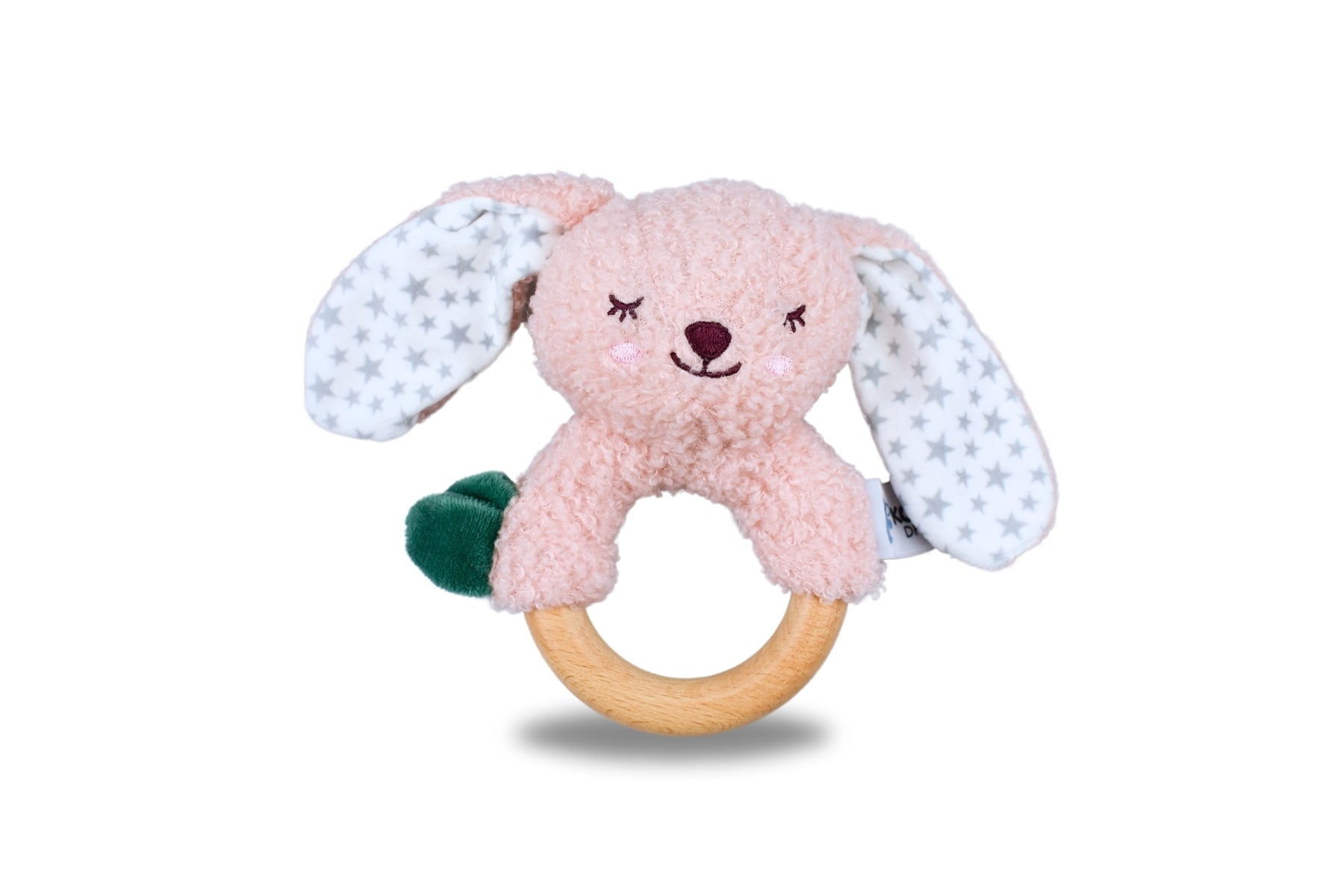 SNUGGLE BUDDY BERRY BUNNY WOODEN RING RATTLE – Sweet Thing