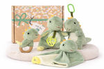 SNUGGLE BUDDY MINTY DINOSAUR PLUSH GIFT SET – 4 PIECE