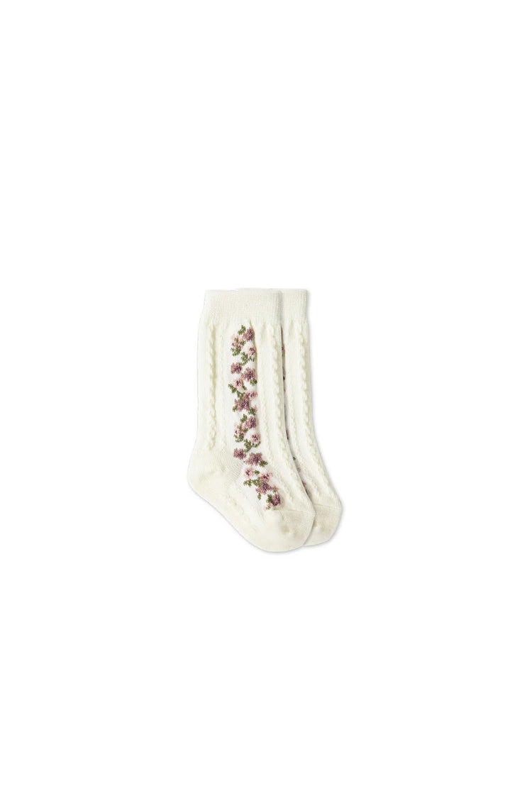 Jamie Kay Cassie Sock - Parchment