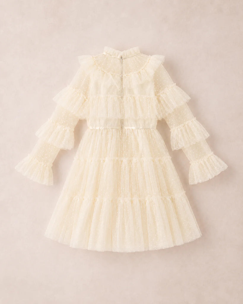 EllieEllie Amelie Long Sleeve Tulle Girl Dress