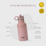 Citron Little Big Water Bottle - QR-Enabled Lost-Proof 350ml - Leo