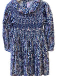 Meleze Hand Smocked Dress Long Sleeves  Eur multi 6M-8Y