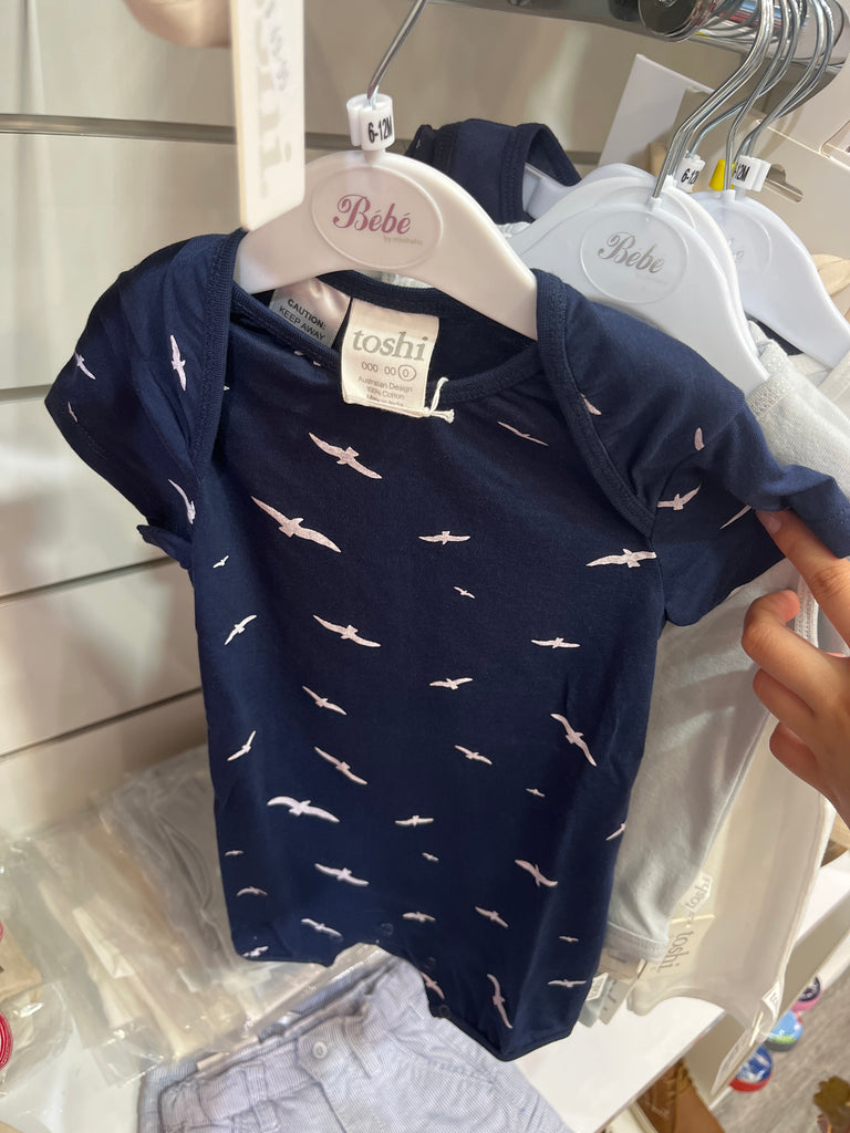 Toshi Onesie S/S Classic - sea gull