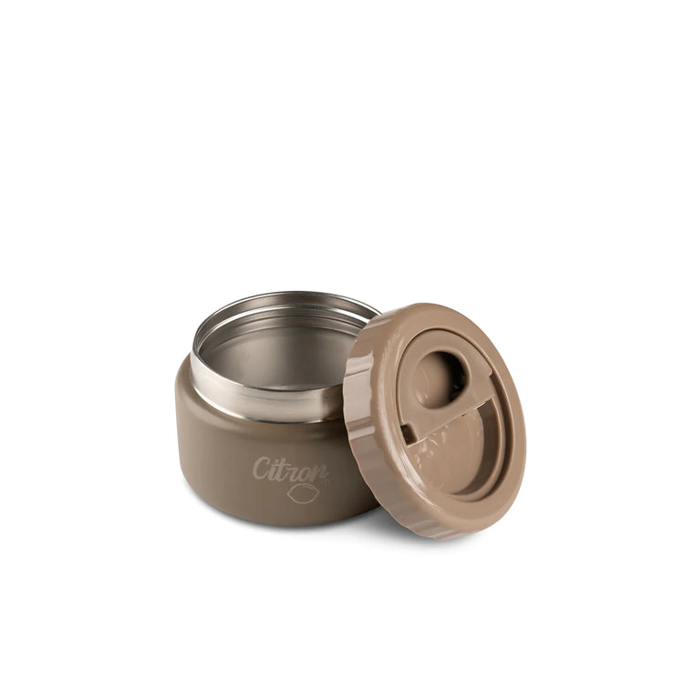 Citron Small Thermos Alimentaire 250ml -Brown