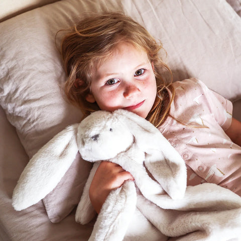 Alimrose Darcey Lovey Blankie Ivory