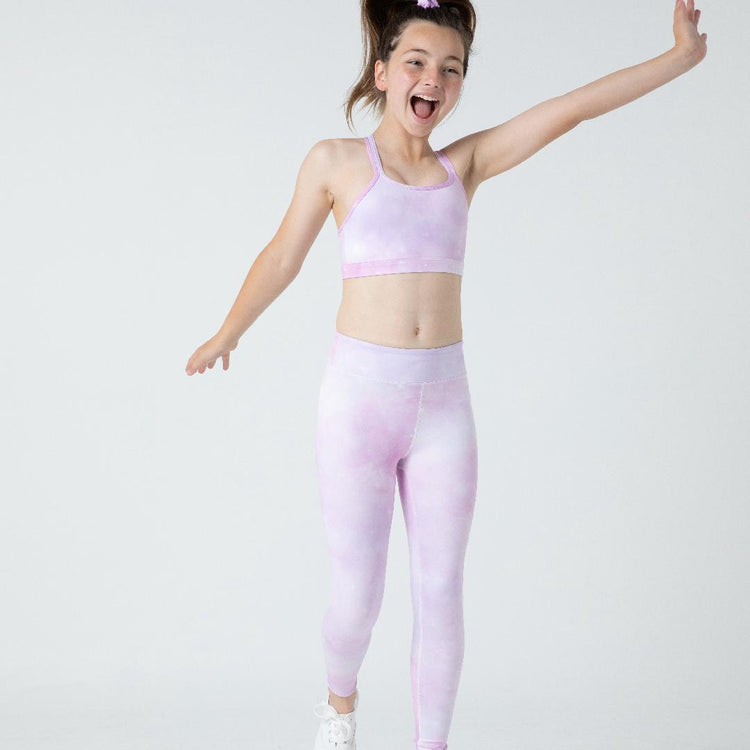 Lesimo Girls  MellowTouch Collection Crop Top - Purple Mist